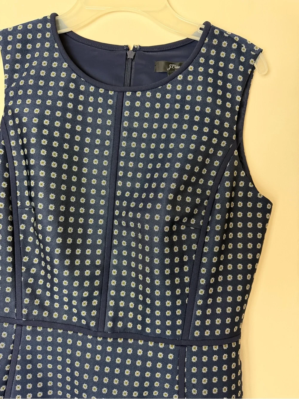 J.Crew Navy Capsule Wardrobe Sheath Dress Sleeveless Career Office Size 4 NWT